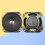 2Pack Outdoor Use Square Black Speaker for Full Range and Broadcasting 6