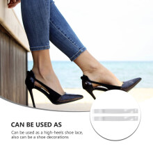 Heel Loose High Anti Strap Clear Shoe Invisible Band Shoelace Straps Holder Accessories