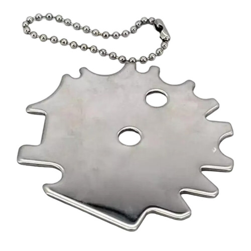 Effortless BBQ Cleaning: Portable Metal Grate Scraper & Scrubber Tool! 1
