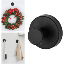 Suction Cup Hooks | 2026 Upgraded Stainless Steel Heavy Duty No Drill Hooks for Wreaths on Glass, Shower Towels & Front Door