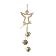Metal Angel Wind Chime Hanging Decoration Ornament Bells Wing Angel Bell Decorative Hanging Bells, Gifts for Home Garden Decor Crafts