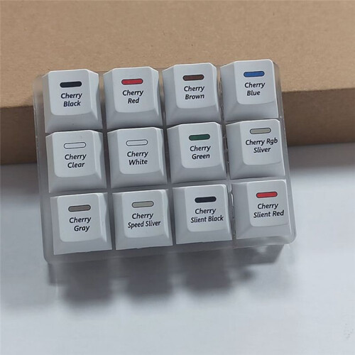 12-Key Mechanical Keyboard  Tester Sampler  Testing Tool with Keycap Puller for  MX 2
