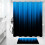 4 Piece Striped Gradient Waterproof Polyester Bathroom Set, Gradient Gothic Abstract Bathroom Decor Set Accessories 3