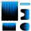4 Piece Striped Gradient Waterproof Polyester Bathroom Set, Gradient Gothic Abstract Bathroom Decor Set Accessories 6