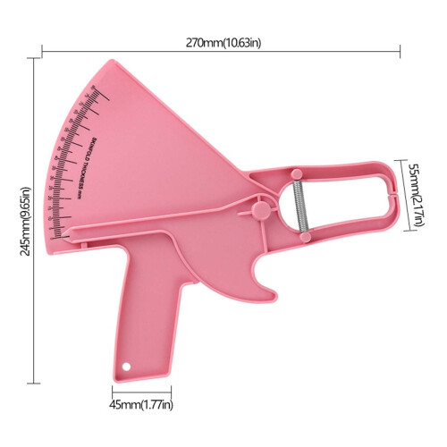 Handheld Fat Caliper Tool Plastic 1 pc 2