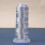 DIY Handcrafted Ice Silk Fringe Thread Specifications: 150D/2-ply, 0.2mm Diameter, 1900m/Roll, Light Grey 1