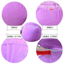 Stuffed Animal Storage Bean Bag Chair for Kids – Plush Toy Organizer & Cozy Seat, Compatible with Kids' Rooms, Durable & Fun