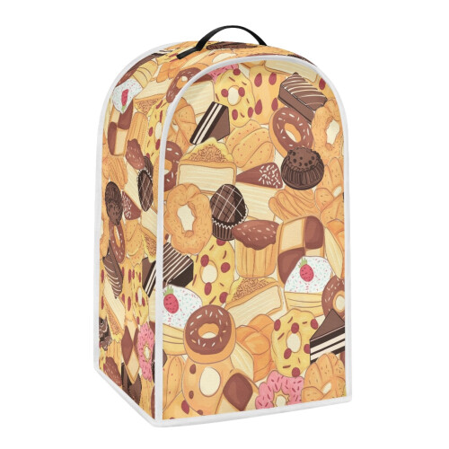 Cake and Dessert Pattern Design 1Set Mixer Cover Polyester Durable for Friends 1