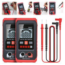 2025 Auto-Ranging Digital Multimeter, Non-Contact Volt/DC Amp Tester for AC/DC Voltage – Compatible with Standard Probes