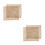 Washable Burlap Placemats Jute Rustic 4-Pack 8