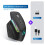 Wireless Mouse  5.0 Mouse 2.4G Wireless Portable Optical Mouse Ergonomic Right Hand Computer Mice Black 6