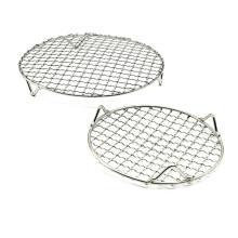2Pcs Round Cooling Rack for Baking Sheet for Versatile Cooking Rack Steamer Rack BBQ