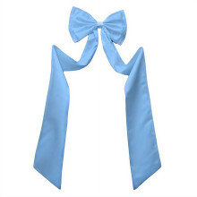 Giant 18.5x74.86" Satin Bow Decor – for Christmas Tree Topper, Backdrop, Wedding, Baby Shower, Fireplace, Party (Compatible with standard hanging