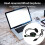 Wired Headset USB Interface Ergonomic with Microphone Noise Cancelling Wired Headphones Office Supply,Black 1