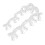 2 Rolls Embroidered Lace Trim Bow Soft Double Layer Mesh 9cm 1