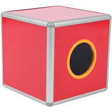 Raffle Ticket Box Red Reusable 1 Pack 11.8 x 11.8 x 11.8