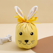 Easter Rabbit Bow Bag Cute Rabbit Ears Drawstring Bags Use for Easter Party EggHunt Stuffer Basket Holiday Decorations Party Supplies