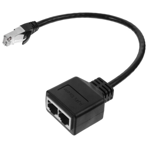 Rj45 1til2Ethernet splitteradapter til netværksudvidelsesforbindelse