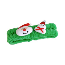 DAMAI Christmas Makeup Headband & Wristband Set with Hair Clips – for Face Washing, Skincare, Spa, Gifts, Stocking Stuffers, Glitter Star Design