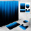 4 Piece Striped Gradient Waterproof Polyester Bathroom Set, Gradient Gothic Abstract Bathroom Decor Set Accessories 1