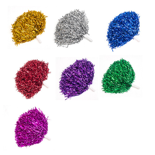 Reusable Cheerleading Pompoms 30cm Plastic Flash Effect Ball 2