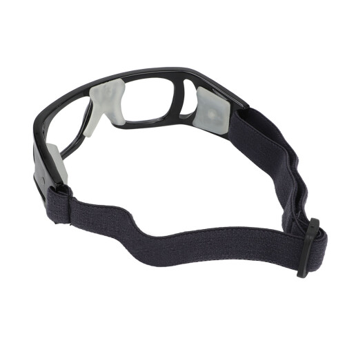 Adjustable Sport Goggles for Kids, Impact-Resistant PC Frame, Black