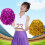 Reusable Cheerleading Pompoms 30cm Plastic Flash Effect Ball 9