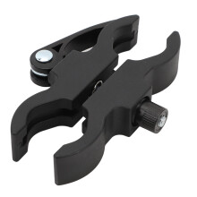 Mountainbike-Lampenhalter Clip Aluminium, 25-35 mm, verstellbarer Frontlichthalter