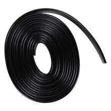 1Pcs Black Roll Leather Strip for Bag Accessories and Sewing Crafts 30x0.8x0.1in