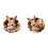 Easter Eggshell Rabbit and Flower Window Clings 2 Sheets 1