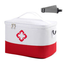 Pill Organizer, Storage Bag with Handle, Large Capacity, Zipper Closure Waterproof Design, Medication Travel Carrying Bag