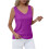 Camicetta elegante da donna con scollo a V e paillettes 2