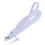 Electric Scissors Fabric Cutting Safety Lock White Plastic 6