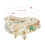 Beaded Bracelet Bohemian Multi-Layer Design Anklet Electroplated Women's Accessory 2