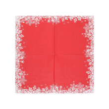 Dinning Napkin Wood Pulp Party Disposable Napkin Daily Wedding Birthday Use Christmas pattern Everyday Paper Napkin 20 Pcs