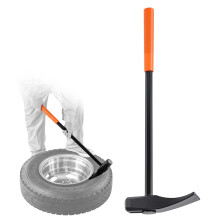 Tire Bead Breaker Wedge with 32" Handle & Duck-Billed Hammer – Cast Iron Head, Compatible with Motorcycles, Cars, Trucks, ATVs, UTVs, Buses,