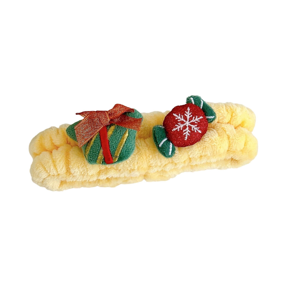 DAMAI Christmas headband and wristband set with hair clips