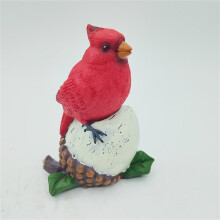Cardinal Statue Resin Decor Indoor Outdoor 1 Piece