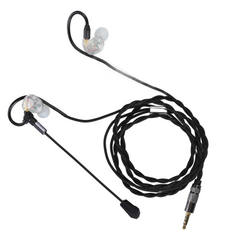 Lightweight Gaming Earbuds with Microphone, 3.5mm, White