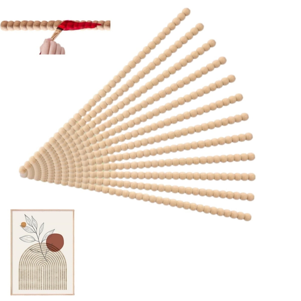 Unfinished Wood Molding,Decorative Beaded Wood Trim, Unfinished Bobbin Moulding For Wall Paneling,Furniture,Cabinets,Molding 9009879534402