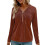 Women's Solid Long Sleeve Top Soft Casual Basic 2