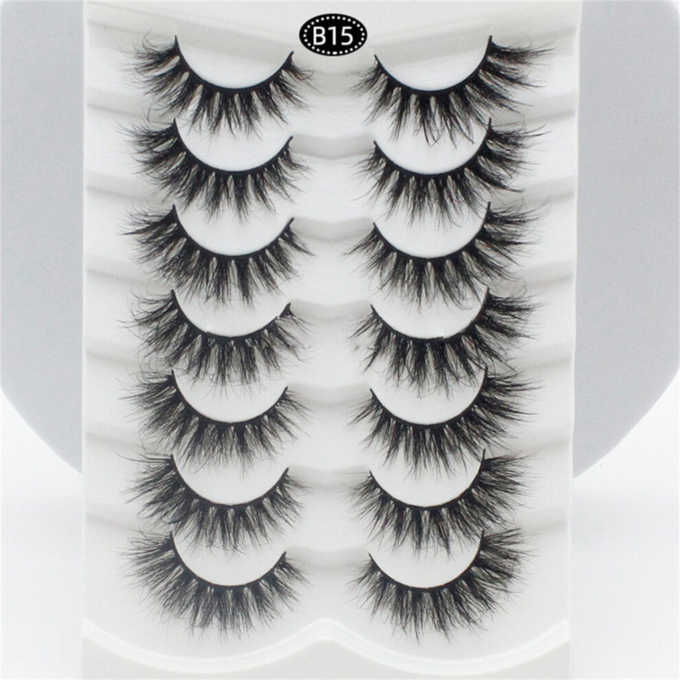 Eyelashes False Eyelashes Lashes 5 Pairs Soft Volume Eyelashes Packs for Dramatic