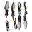 LED Turn Signal Light Indicator Yellow Plastic 4 Pcs 1