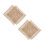 Washable Burlap Placemats Jute Rustic 4-Pack 1