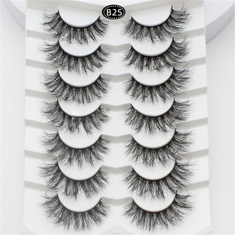 Eyelashes False Eyelashes Lashes 5 Pairs Soft Volume Eyelashes Packs for Dramatic