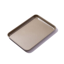 Large Nonstick Baking Pan Carbon Steel Cookie Tray for Even Heat Distribution