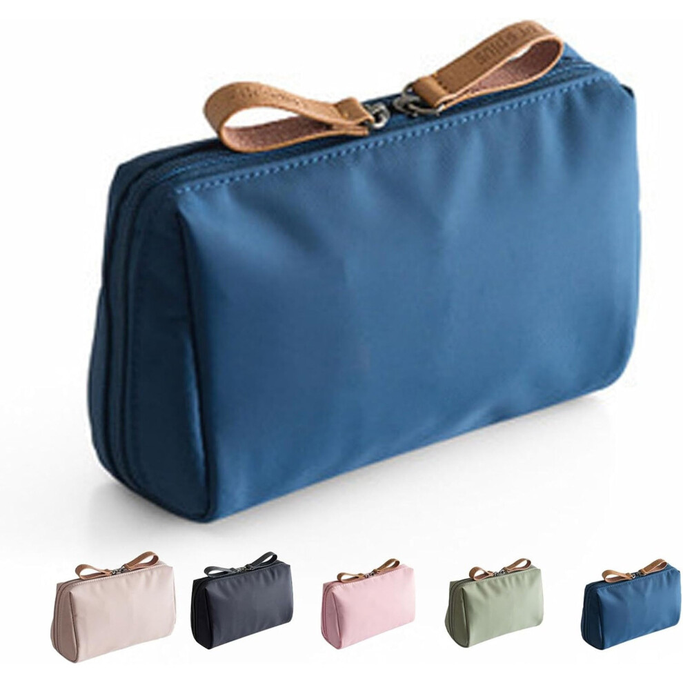 Travel Makeup Bag Small Cosmetic Organizer for Women Girls Portable Mini Purse Handy Pouch Toiletry Accessories