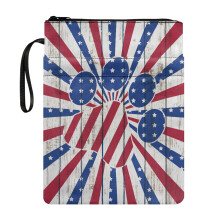 Notebook Wraps Book Organzoer Holder with Zipper Polyester Fabric Carrying Book Case for Teachers Bible Decorative Design 8.66 x 11.42 Retro Wood