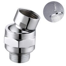 Swivel Shower Head Adapter Joint - Extendable Shower Arm with Adjustable Connector for Bathroom Renovations