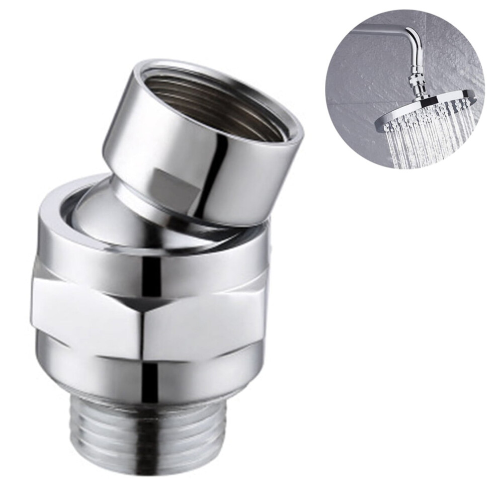 Swivel Shower Head Adapter Joint - Extendable Shower Arm With Adjustable Connector For Bathroom Renovations 9159796055266